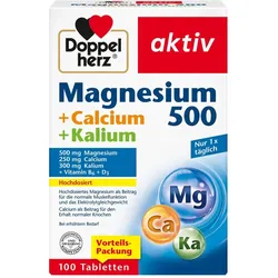 Doppelherz Magnesium 500 Calcium + Kalium