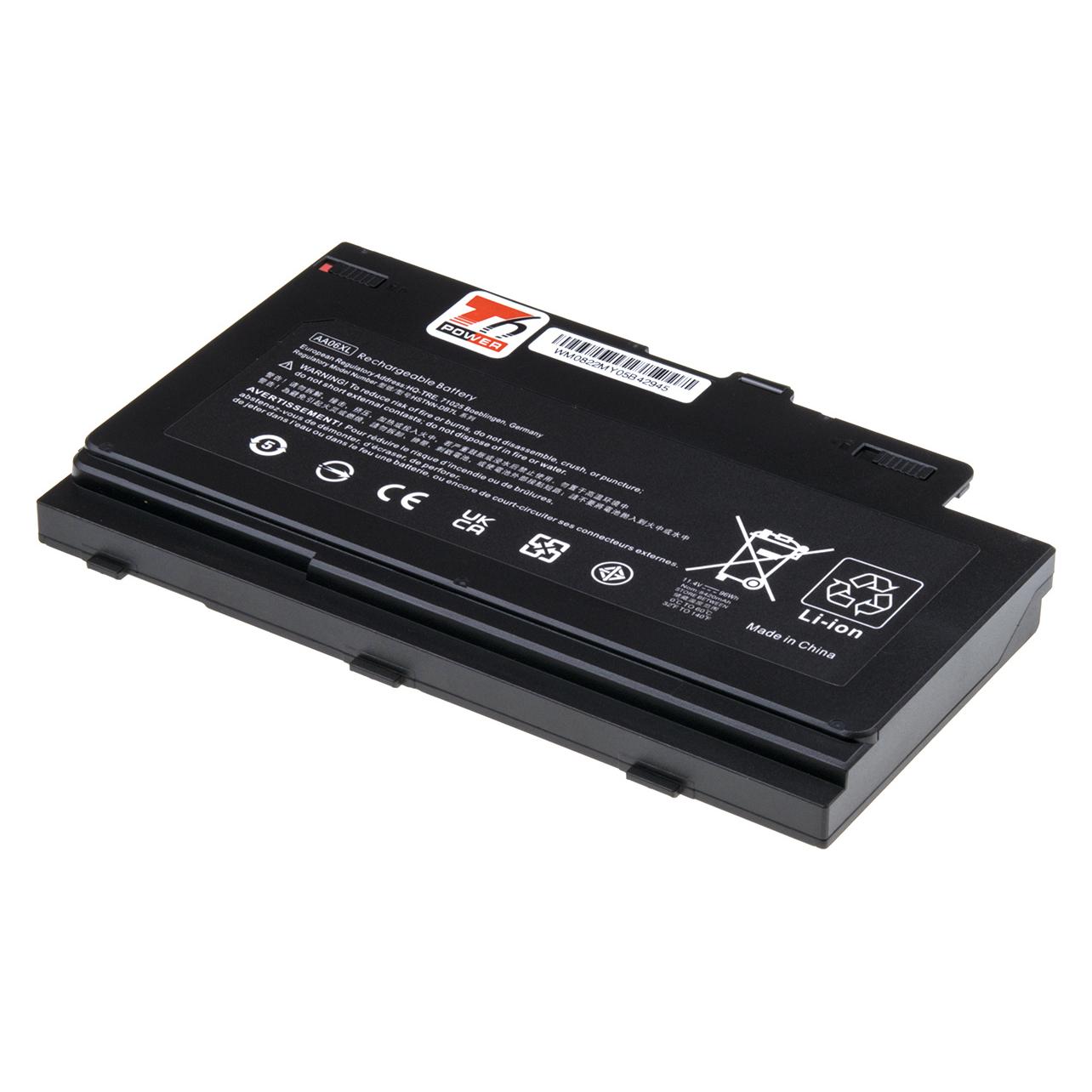 T6 Power Baterie HP ZBook 4,,, 6cell, Li-ion (6 Zellen, 8420 mAh) (NBHP0201)