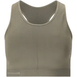 ENDURANCE Querubin Melange Seamless Sport-BH Damen 1013 - gunmetal L/XL