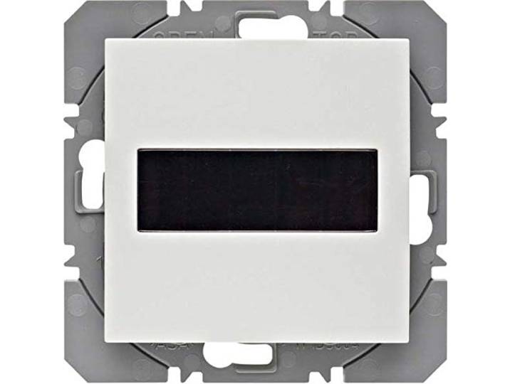 Pulsador de superficie KNX radio quicklink solar simple, berker.Net Emisores KNX radio de hager, para series berker S.1/ B.3/ B.7 de hager, blanco polar, mate