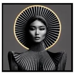 KARE DESIGN LED-Leuchtbild Muse Geometry Kunststoff