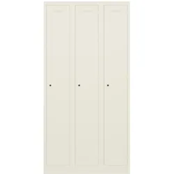 Garderobenschrank Primary Locker | 3 Abteile - 625 reinweiß