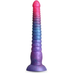 NS Novelties, Dildo, colours stacked 9 inch dildo pink/blue