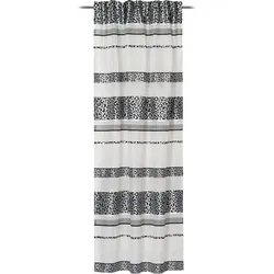 Schlaufenschal LEONA schwarz (BH 140x245 cm) - schwarz - BH 140x245 cm