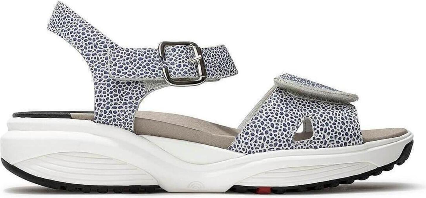 Xsensible Skala Denim Fantasy (blau) - Damenschuhe Sandalette / Sling, Blau