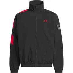 adidas Anthony Edwards Trainingsjacke Herren KG9108 - black/pure ruby L