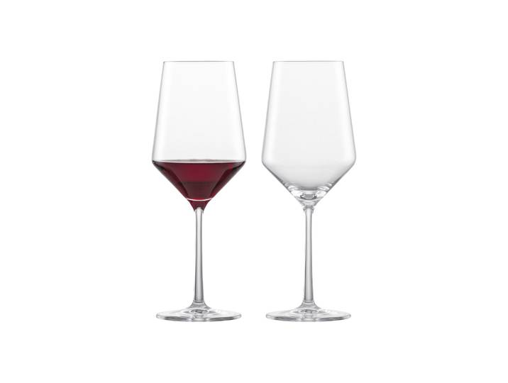 Rotweinglas ZWIESEL GLAS Rotweingläser Pure 540 ml 2er Set transparent , bunt (transparent), 2 tlg., Glas, Trinkgefäße, Rotweinglas