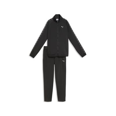 Jogginganzug PUMA "Poly Standard Trainingsanzug Damen", Damen, Gr. S, schwarz, Obermaterial: 100% Polyester. Taschenfutter: 100% Polyester, Sportanzüge Jogginganzug
