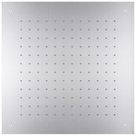 Herzbach Living Spa iX Regenbrause 11650000209  edelstahl gebürstet, 50 x 50 cm, Deckeneinbau