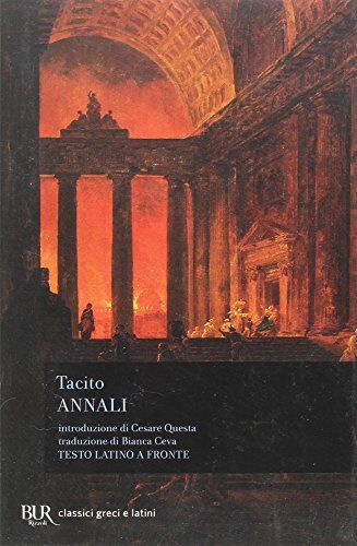 Tacito, P. Cornelio - Annali. Testo latino a fronte - Preis vom 15.10.2026 23:06:25 h