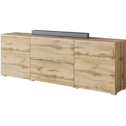TV-LOWBOARD Vera 180 mit weißer LED Beleuchtung