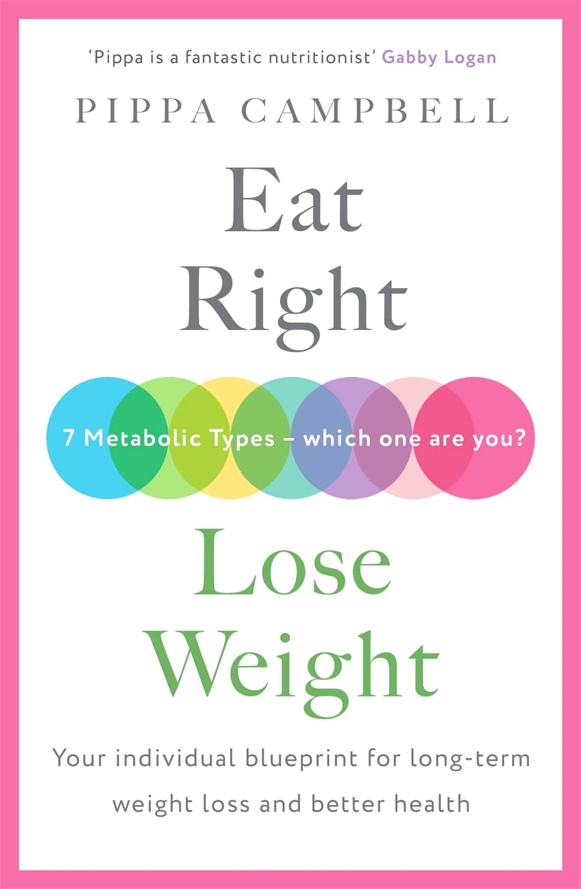 Lagom Eat Right, Lose Weight by Pippa Campbell - Paperback Diet & Nutrition Book - Personalised Weight-Loss Plan with Recipes - New UK Edition, 288 Pages