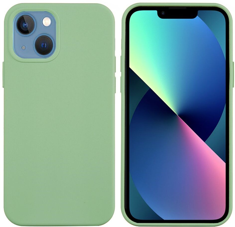 EIDERWOOD iPhone 13 Silikone Cover - Foret Inderside - Lysegrøn