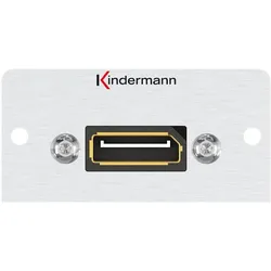 Kindermann, Zubehör Elektroinstallation, Konnect 50 alu Half Size Adapter Plate