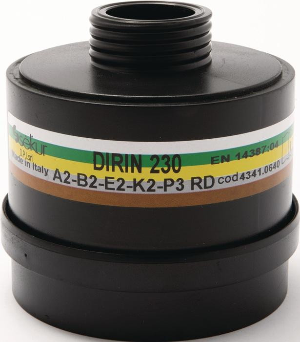 EKASTU Multifunctie-combinatiefilter DIRIN 230 A2B2E2K2-P3R conform EN 14387