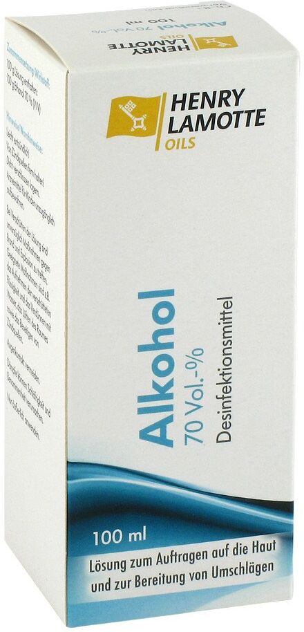 Alkohol 70% V/v Henry Lamotte 100ml