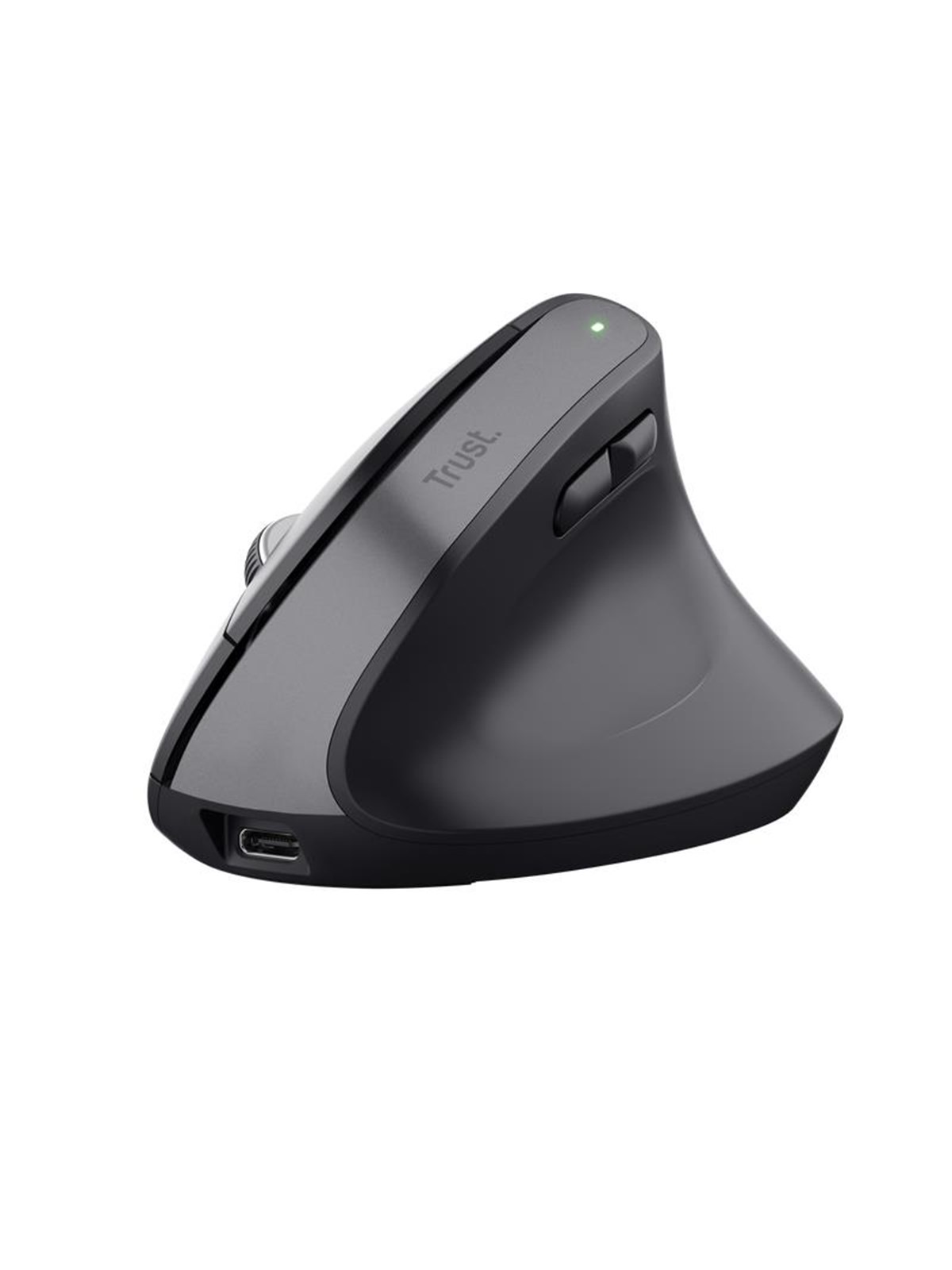 Trust Bayo+ Wireless Multidevice - Ergonomische Maus (Schwarz)