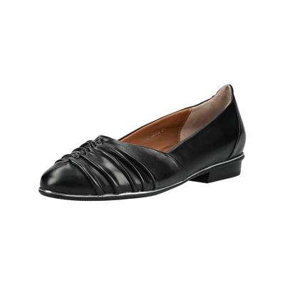 Ballerina EVERYBODY "Everybody Ballerinas Glattleder", Damen, Gr. 40, schwarz, Glattleder, Schuhe Ballerina