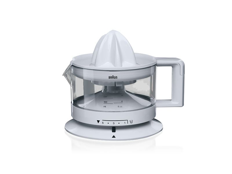 Braun CJ3000 Zitruspresse 20 W (Transparent, Weiß) 0X22611001