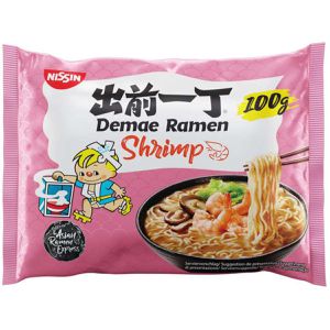 Nissin Fertiggericht Damae Ramen, Shrimp, je 100g, 10 Stück