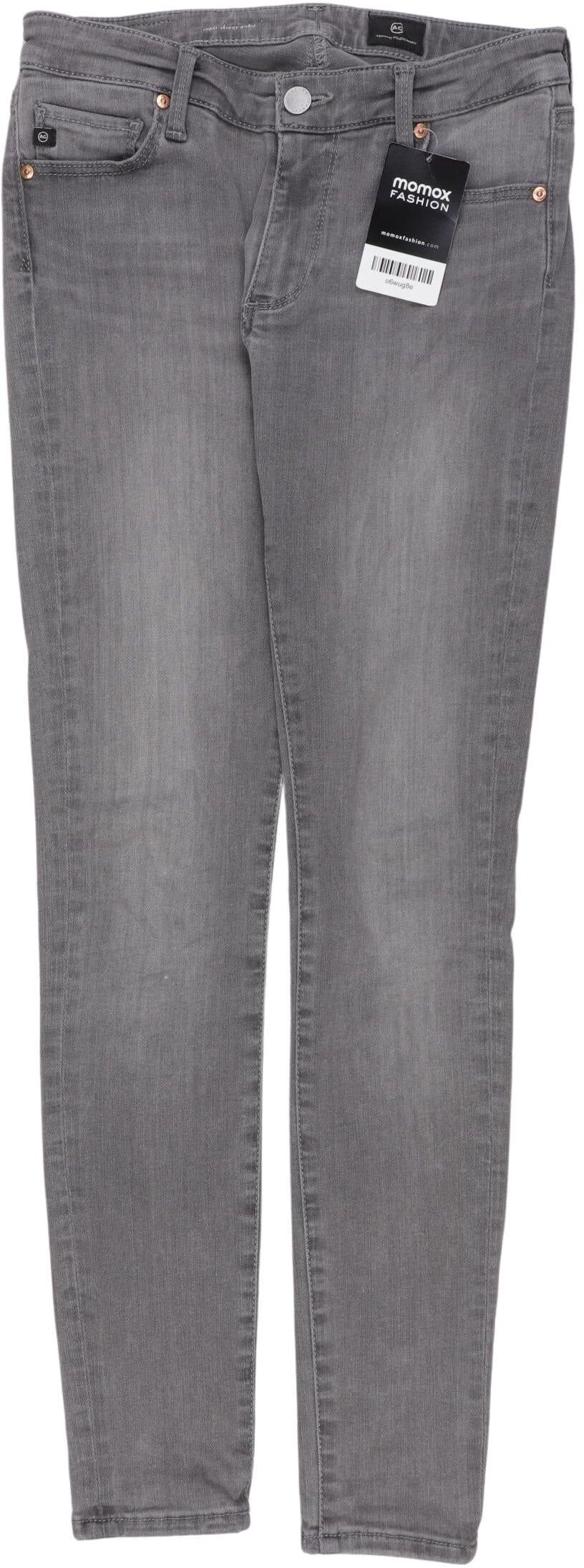 AG Adriano Goldschmied Damen Jeans, Grau, Gr. W26, kein / Etikett / Elasthan - Second Hand