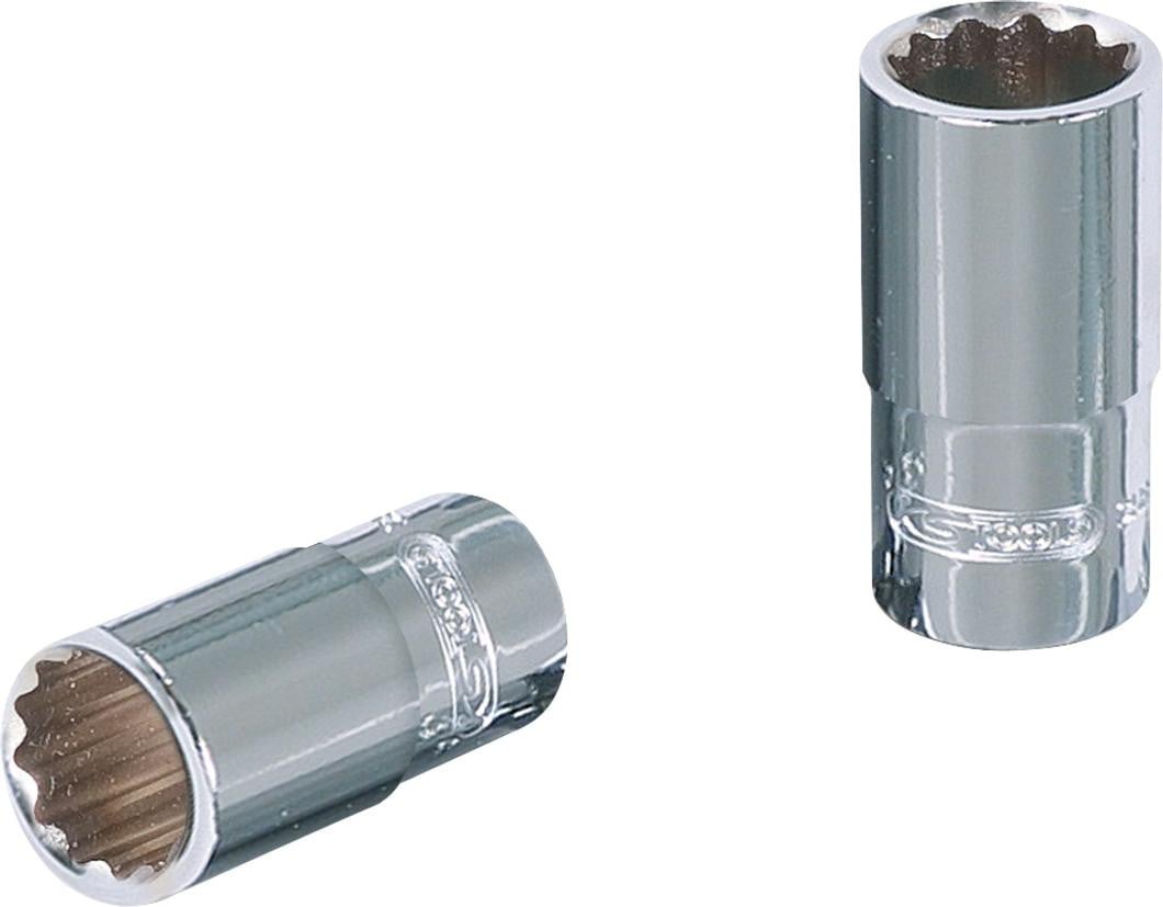 KS Tools 1/4" CHROMEplus 12-kant dop, 7 mm