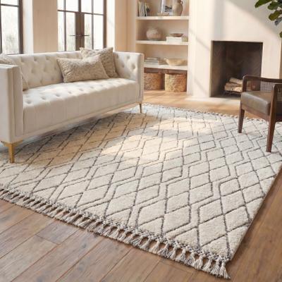 SAFAVIEH Handmade Casablanca Shag Birgitt Tribal Rug