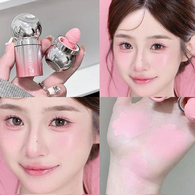 Quick Pick Pro Velvet Liquid Blush Sponge Applicator Matte Blush Tint For Natural Radiant Cheeks b