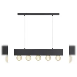 MARKSLÖJD Couture Deckenlampe Schwarz,107037
