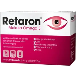 RETARON Makula Omega-3 Kapseln 90 St