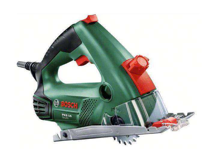 Handkreissäge BOSCH PKS 16 Multi , grün, Sägemaschinen, Handkreissäge