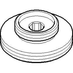 Dornbracht Aufnahme 09111006810-06 platin matt