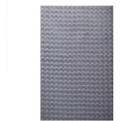 Carpetsale24 Teppich 140x200 cm Grau, Flauschiger Teppich in Felloptik mit Bubble-Design, Super Weich, Plüschig, Ideal für Wohnzimmer