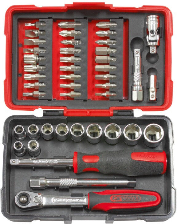 KS TOOLS Coffret 44 douilles et accessoires ULTIMATE - 922.0644