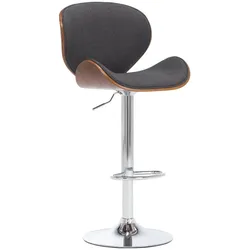 vidaXL Barhocker Grau Stoff