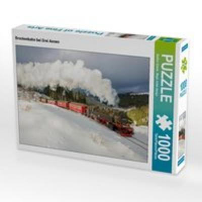 CALVENDO Puzzle Brockenbahn bei Drei Annen | 1000 Teile Lege-Größe 64x48cm Foto-Puzzle für glückliche Stunden