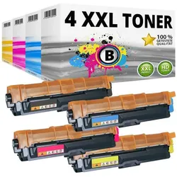 Druckfuxx, Toner, 4x TONER kompatibel BROTHER DCP-9022CDW HL3142CW HL3152CDW HL3172CDW MFC-9142CDN