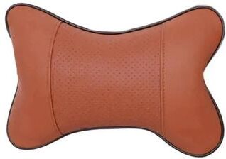 Uplift Treasures PU Leather Car Neck Pillow Headrest brown
