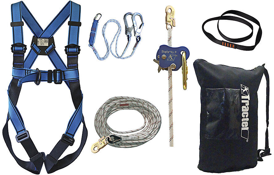 kaiserkraft PSA-Fallschutz-Set ALLROUNDER, Tragfähigkeit 150 kg, S