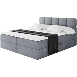 BOXBETT mit Matratze H3 - FAMA - 120x200 cm Grau Casablanca