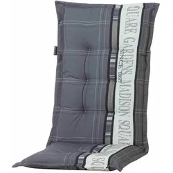Allibert, Sitzkissen, Set 4x Garden A hoch grau 50% BW 50% Polyester (54 x 46.50 cm)