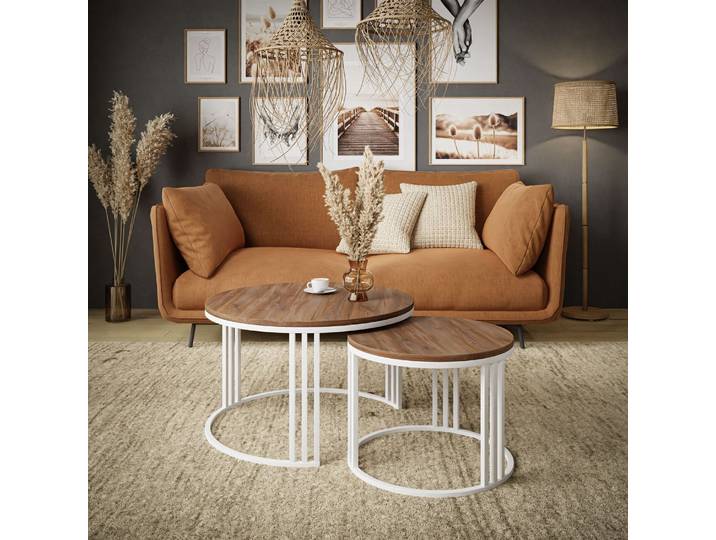 Runder Couchtisch 2in1 LORI LOFT
