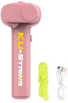 Inspire Select Glow In The Dark String Toy Portable Light Rope Launcher Stress Relief Toy pink