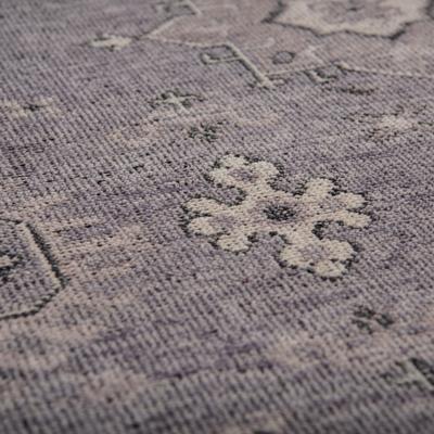 Alora Decor Antique Hand-Knotted Gray and Beige Medallion Rug