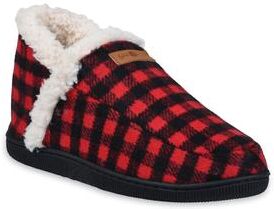 Women's Faux Wool Ankle Slipper Boot Slippers by GaaHuu in Buffalo Check (Size S(5/6))