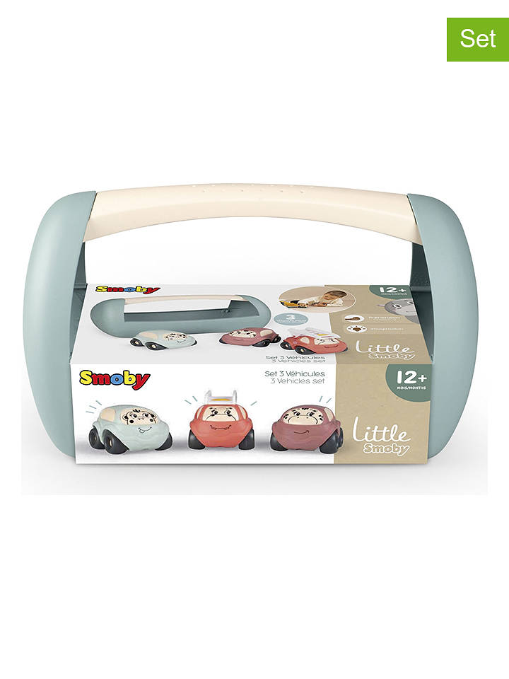 Smoby 3er-Set: Autos "Mini-Flitzer" - ab 12 Monaten - onesize