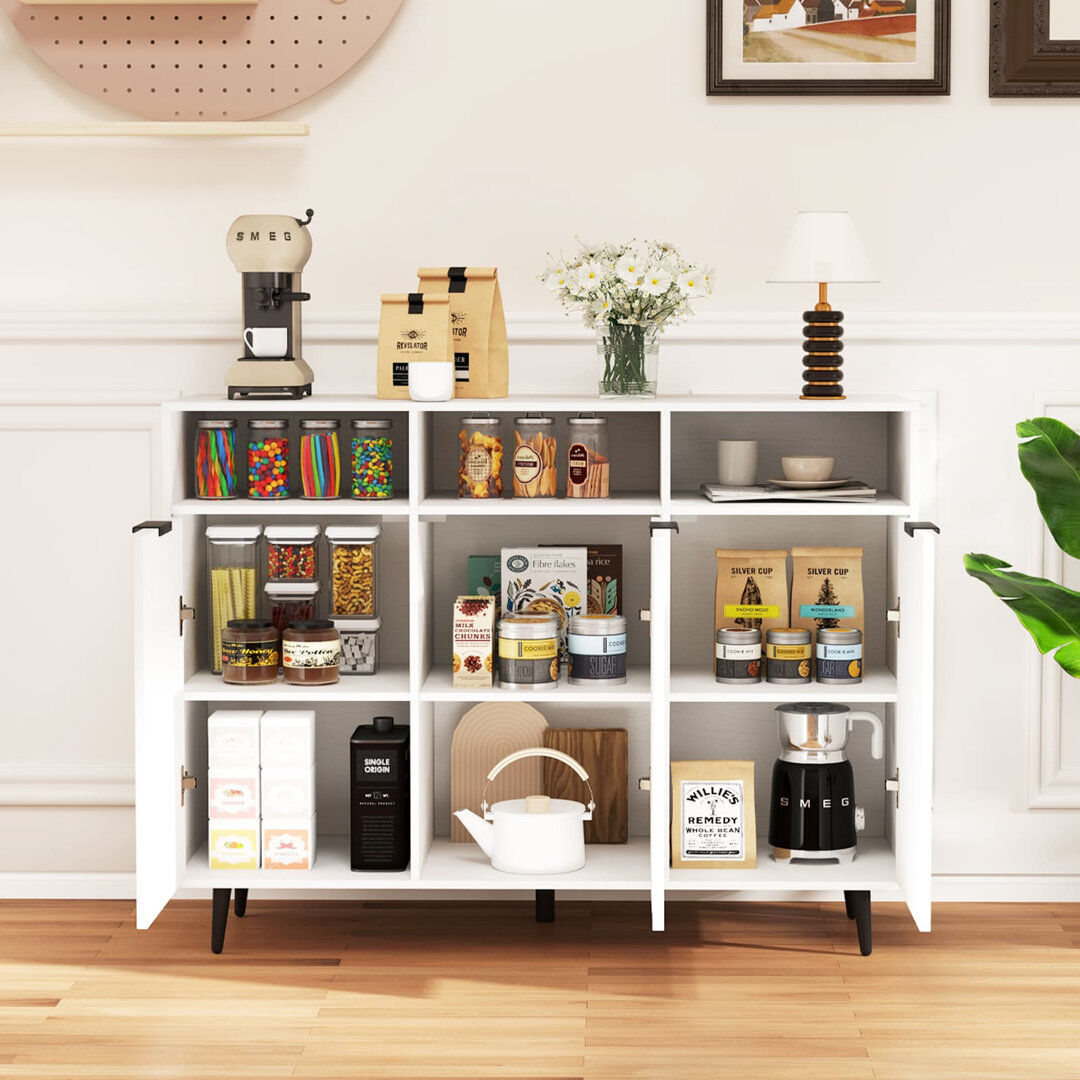 Brayden Studio 120cm Sideboard White 90cm H X 120cm W X 40cm D