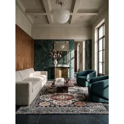 Teppich geometrisch Blau 160 x 230 cm - GLAZERT   Kadima Design