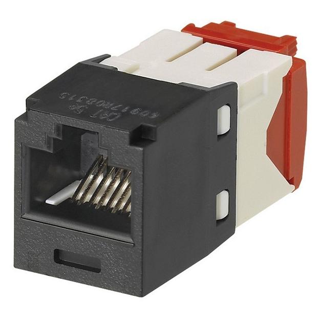 Panduit UTP RJ-45 TG-MiniJack kat5E Black, Black (Keystone Modul) (CJ5E88TGBL)