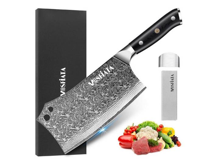 LuxusKollektion Damastmesser Hackmesser Damast 18cm VG10